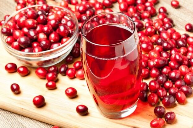 Com prostatite, o suco de cranberry é útil - uma deliciosa fonte de vitaminas